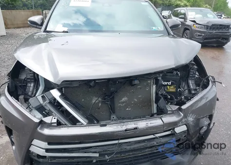 2019 Toyota Highlander Xle из США, поврежденный, VIN 5TDJZRFH1KS735839